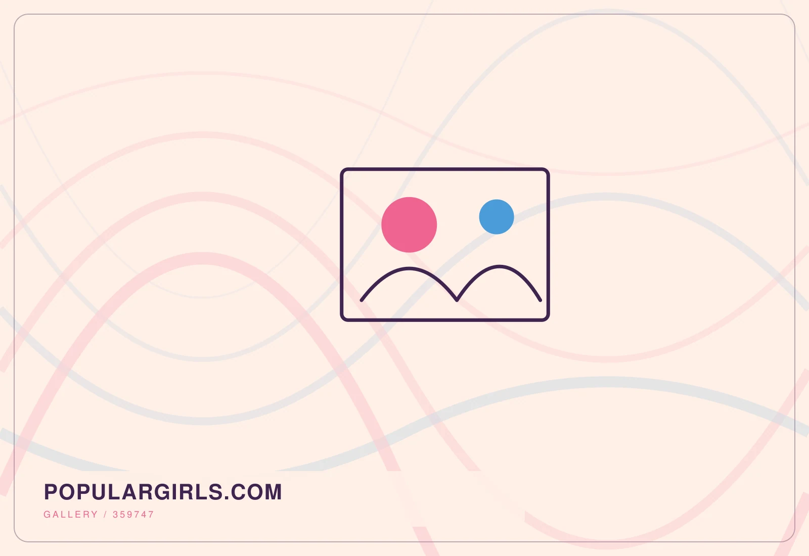Abstract editorial artwork created for populargirls.com